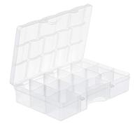 SmartStore Boîte de Rangement pour Petits Objets - Organiseur Taille Moyenne - Rangez et Organisez Votre Maison avec Style et Praticité - Plastique Transparent