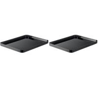 SmartStore - Couvercle Boîte de Rangement Compact L - Large - Gris - Plastique (Lot de 2)