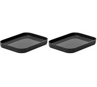 SmartStore - Couvercle Boîte de Rangement Compact S - Gris - Rangez Votre Maison avec Style et Praticité - Plastique sans BPA - Conçu et Fabriqué en Finlande (Lot de 2)