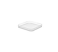 SmartStore | Couvercle Carré | Transparente | Organisateur de cuisine, salle de bain, bureau, réfrigérateur | Apte alimentaire et sans BPA | Garantie 10 ans | L20 x W20 x H2.5 cm