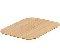 smartstore Couvercle en bambou pour boîte plastique – Empilable – 38×28×1 cm – 6/10/13L