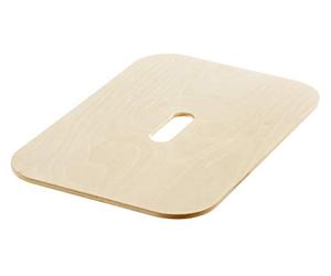 SmartStore - Couvercle Poubelle Bois - Recyclage - Collect 76 L - Plastique