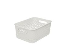 SmartStore Essence Grand panier de rangement avec poignées 6x 11,4 L Blanc