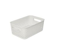 SmartStore Essence Panier de rangement moyen avec poignées 7x 5,6 L Blanc