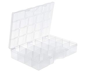 SmartStore Grande Boîte de Rangement pour Petits Objets - Grand Organiseur - Rangez et Organisez Votre Maison avec Style et Praticité - Plastique Transparent