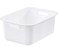 smartstore – Corbeille en plastique pour salle de bain – 10 L – Blanc