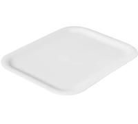 SmartStore Couvercle pour Panier de Rangement en Plastique Recyclé - Blanc - Convient à nos Bacs en Plastique Recyclé 6L, 10L, 13L - Empilable - Taille Unique - L 38 x l 28 x H 1 cm