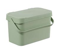 SmartStore Poubelle à déchets alimentaires 5 L | Vert | Recyclage et compost de cuisine | Poubelle avec poignées | Plastique recyclé | Garantie 10 ans | L 29 x l 17 x H 17 cm