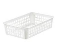 smartstore – Corbeille en plastique pour salle de bain – 10 L – Blanc