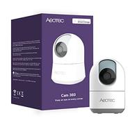 SmartThings Aeotec Caméra IP WiFi Caméra de sécurité 1080p Full HD Vision Nocturne Détection de Personne Suivi de Mouvement Vue panoramique Audio bidirectionnel