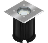 Smartwares 01.586.20 Luminaire extérieur encastrable GU10 LED 3 W argent