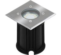 Smartwares 01.586.20 Luminaire extérieur encastrable GU10 LED 3 W argent