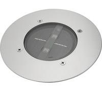 Smartwares Spot de sol Carlo 10.009.61 – énergie solaire LED, capteur jour/nuit – inox brossé, rond