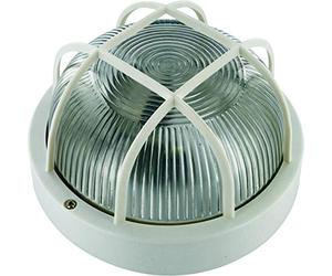 Smartwares 10.021.55 BE100W Applique de Sécurité avec Protection Blanc, E27