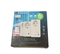 Smartwares 3-er Set Wifi App Smarthome Prise sans Fil Alexa Smart Contrôleur