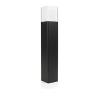 Smartwares Borne LED d'extérieur design Black Outdoor - 12 W -800 lm - Lumière blanc chaud - 50 cm de haut OOL-50017