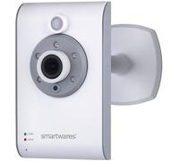 SMARTWARES Caméra de surveillance IP sans fil connectée HD 720P LAN/Wi-Fi pour intérieur C733IP