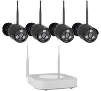 Smartwares CMS-30300 CMS-30300 radio, Wi-Fi IP-Set de surveillance sans filavec 4 caméras1920 x 1080 pixels