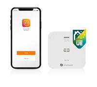 Smartwares Détecteur de CO connecté - 85 DB - Capteur 10 Ans - Notifications Via App - Bouton de Test & Silence