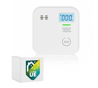 Smartwares détecteur de CO - Pile 10 Ans - Écran & indicateur LED - Bouton de Test - FGA-13091