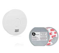 SMARTWARES Détecteur de fumée avec batterie de 10 ans et support magnétique, certifié VdS, label Q