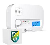 Smartwares Détecteur de monoxyde de carbone FGA-13041 – Capteur 10 ans, écran & bouton de test
