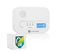Détecteur de monoxyde de carbone - SMARTWARES - FGA-13041 - Alarme 85 dB - Batterie 3 ans - Mural
