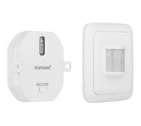 Kit domotique de contrôle de l'éclairage Smartwares - Détecteur de mouvement et module encastrable - Sans fil - Installation facile