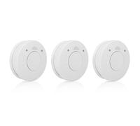 Smartwares Détecteurs de fumée 3 pcs 10x10x3,3 cm Blanc