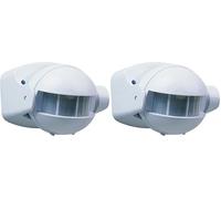 Smartwares ES34 Détecteur de Mouvement/Angle de détection 180° x 12 m 220-240 V Noir (Lot de 2)