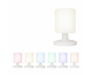 Smartwares lampe LED de table -3 modes & 7 couleurs - Sans fil, rechargeable par USB - Intérieur ou extérieur - IDE-60067
