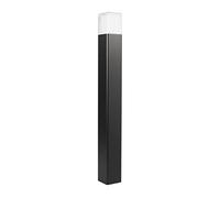 Smartwares Potelet de jardin Black Outdoor - 800 lm - 80 cm de haut - Lumière blanc chaud - Éclairage pour chemin, allée, terrasse, jardin - OOL-50018