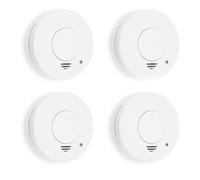 Smartwares RM250/4 Détecteur de fumée 4 pièces - 1 pack ? Piles incluses