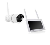 Smartwares Système de surveillance extérieur CMS-30400 - WiFi, vision nocturne, détecteur de mouvement