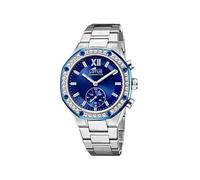 LOTUS Montre Intelligente Femme Hybride Connected Acier Inoxydable 316L - Verre minéral - Étanche 5 ATM - Contrôle Musique, podomètre, Notifications et rejet d’appels 18924/2