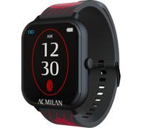 Smartwatch AC MILAN noir, écran 1,83", IP67, cardio, bracelet Red Devil, iOS/Android