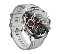 Smartwatch, Android 4G, écran 5 cm, étanche IP67, traqueur d'activité avec carte SIM, argent