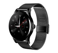 Smartwatch Android iOs Montre Connectée 1,22' Cardio Podomètre Noir YONIS