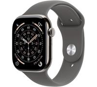 Smartwatch Apple Watch 11 GPS + Cellular 42mm Natural Titanium Sport Band M/L Grafitowy (MF8N4ZR/A)