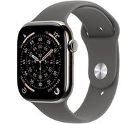 Smartwatch Apple Watch 11 GPS + Cellular 46mm Natural Titanium Sport Band S/M Graphite (MFCW4ZR/A)