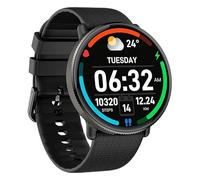 Smartwatch Cool Écran AMOLED Forever Silicone Noir (Appels, Santé, Sport), Noir, Grande, Noir, Grande