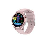 Smartwatch ET470 bracelet rose résistant à l'eau fréquence cardiaque température corporelle