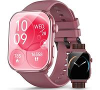smartwatch Femmes Hommes, écran AMOLED Toujours allumé, Montre Fitness avec Fonction téléphone, Passer/recevoir des appels, 100+Modes Sport, fréquence Cardiaque, Moniteur de Sommeil