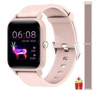 Smartwatch GPS Sport Montre Connectée Femme Homme Enfant IOWODO R3 1,3"" Bluetooth Etanche Compatible Android iOS iphone samsung ROSE
