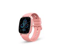 Ksix Pulse - ABS/PC - Montre connectée avec bracelet - silicone - taille du poignet : 150-235 mm - affichage 1.83" - Bluetooth - 39.5 g - rose