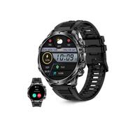 Montre Connectée KSIX Venture Noire - Appels, Notifications, Santé 24h/24, Autonomie 10 Jours, 100 Modes Sportifs, Contrôle Appareil Photo à Distance