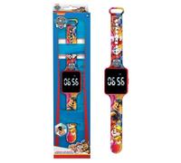 Lexibook Montre LED connectée Pat' Patrouille – Bracelet ajustable – Affichage 12/24h