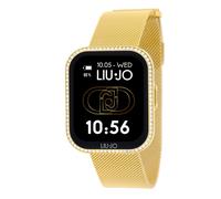 Smartwatch LIU JO LUXURY VOICE MINI SLIM SWLJ203 Acier Mesh D'or Touchscreen
