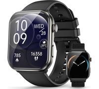 Smartwatch Men Women Amoled Display Always On Fitness Watch With Phone Function, Making/Receiving Calls, 100+ Sports Modes, Heart Rate, Sleep Monitor