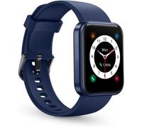 Smartwatch Montre Intelligente Avec Écran Ips 1,5 Pouces (40mm), Batterie Pour 1 Semaine, 14 Modes Sport, Submersible Jusqu'à 50 Mètres, Oxymètre, Santé Féminine, Couleur Bleue